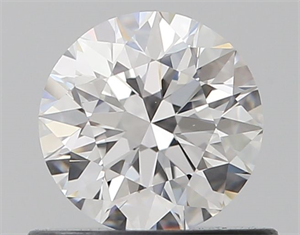 Foto Diamante Natural 0.56 quilates, Redondo , Color E, claridad VVS2 y certificado GIA de