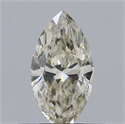 Diamante Natural 0.40 quilates, marqués , Color K, claridad VS2 y certificado IGI