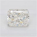 Natural Diamond 0.87 Carats, Radiant with  Cut, H Color, SI2 Clarity and Certified by GIA