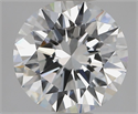 Lab Grown Diamond 1.51 Carats, Round with Excellent Cut, E Color, VVS2 Clarity and Certified by IGI