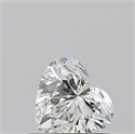 Natural Diamond 0.52 Carats, Heart with  Cut, I Color, VS1 Clarity and Certified by GIA