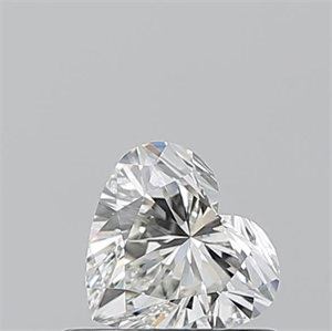 Picture of Natural Diamond 0.52 Carats, Heart with  Cut, I Color, VS1 Clarity and Certified by GIA