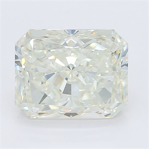 Picture of Natural Diamond 1.51 Carats, Radiant with  Cut, J Color, SI1 Clarity and Certified by GIA