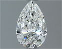 Natural Diamond 0.91 Carats, Pear with  Cut, G Color, IF Clarity and Certified by GIA