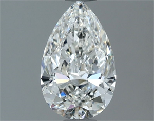 Picture of Natural Diamond 0.91 Carats, Pear with  Cut, G Color, IF Clarity and Certified by GIA