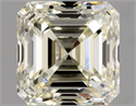 Natural Diamond 1.20 Carats, Asscher with  Cut, N Color, VS1 Clarity and Certified by GIA