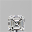 Natural Diamond 0.70 Carats, Asscher with  Cut, F Color, VVS1 Clarity and Certified by GIA