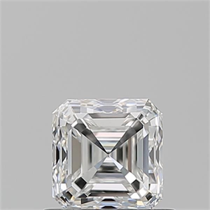 Picture of Natural Diamond 0.70 Carats, Asscher with  Cut, F Color, VVS1 Clarity and Certified by GIA