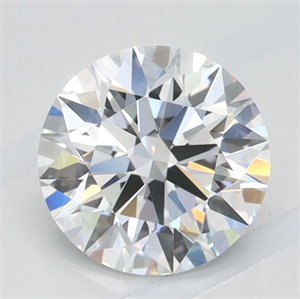 Picture of Lab Grown Diamond 1.09 Carats, Round with Ideal Cut, D Color, VVS2 Clarity and Certified by IGI