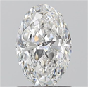 Natural Diamond 1.01 Carats, Oval with  Cut, E Color, SI2 Clarity and Certified by GIA