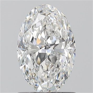 Picture of Natural Diamond 1.01 Carats, Oval with  Cut, E Color, SI2 Clarity and Certified by GIA