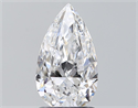Diamante Natural 1.50 quilates, De pera , Color D, claridad SI1 y certificado GIA