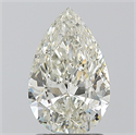 Natural Diamond 1.50 Carats, Pear with  Cut, K Color, SI2 Clarity and Certified by GIA