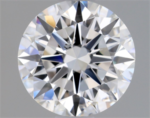 Picture of Natural Diamond 1.00 Carats, Round with Excellent Cut, E Color, SI2 Clarity and Certified by GIA