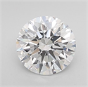Lab Grown Diamond 2.26 Carats, Round with Ideal Cut, D Color, IF Clarity and Certified by IGI