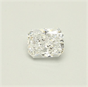 Natural Diamond 0.35 Carats, Radiant with  Cut, D Color, VVS1 Clarity and Certified by GIA