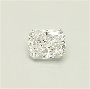 Picture of Natural Diamond 0.35 Carats, Radiant with  Cut, D Color, VVS1 Clarity and Certified by GIA