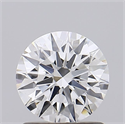 Lab Grown Diamond 1.08 Carats, Round with Ideal Cut, E Color, VS1 Clarity and Certified by IGI