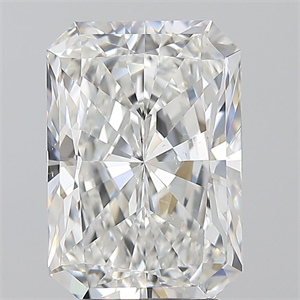 Foto Diamante Natural 3.50 quilates, Radiante , Color H, claridad VS2 y certificado GIA de