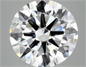 Lab Grown Diamond 6.18 Carats, Round with Ideal Cut, E Color, VS1 Clarity and Certified by IGI