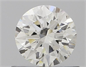 Diamante Natural 0.54 quilates, Redondo , Color H, claridad IF y certificado GIA