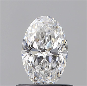 Picture of Natural Diamond 0.53 Carats, Oval with  Cut, E Color, VVS2 Clarity and Certified by GIA