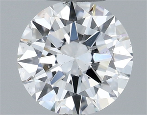 Foto Diamante Natural 0.50 quilates, Redondo , Color F, claridad SI1 y certificado GIA de