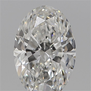 Picture of Natural Diamond 0.15 Carats, Oval with  Cut, E Color, VS2 Clarity and Certified by IGI