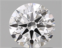 Natural Diamond 1.05 Carats, Round with Excellent Cut, E Color, SI2 Clarity and Certified by GIA