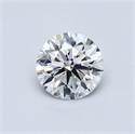Diamante Natural 0.52 quilates, Redondo , Color H, claridad VVS1 y certificado GIA