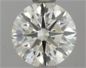 Natural Diamond 0.84 Carats, Round with Excellent Cut, L Color, VS1 Clarity and Certified by IGI
