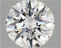 Lab Grown Diamond 1.03 Carats, Round with Ideal Cut, D Color, VS1 Clarity and Certified by IGI
