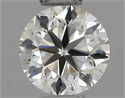 Natural Diamond 0.41 Carats, Round with Very Good Cut, I Color, VVS1 Clarity and Certified by IGI