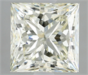 Natural Diamond 1.87 Carats, Princess with  Cut, K Color, VS2 Clarity and Certified by IGI