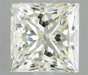 Picture of Natural Diamond 1.87 Carats, Princess with  Cut, K Color, VS2 Clarity and Certified by IGI