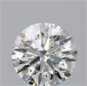 Natural Diamond 0.60 Carats, Round with Excellent Cut, J Color, VVS2 Clarity and Certified by GIA