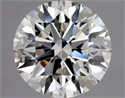 Natural Diamond 3.80 Carats, Round with Excellent Cut, E Color, VVS1 Clarity and Certified by GIA