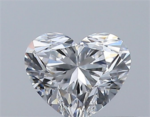 Picture of Natural Diamond 0.31 Carats, Heart with  Cut, D Color, VS2 Clarity and Certified by GIA
