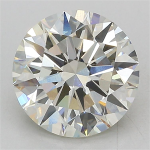 Picture of Lab Grown Diamond 3.10 Carats, Round with Excellent Cut, J Color, VS1 Clarity and Certified by IGI