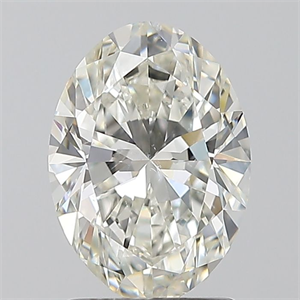 Picture of Natural Diamond 1.50 Carats, Oval with  Cut, I Color, SI1 Clarity and Certified by GIA