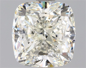 Foto Diamante Natural 1.90 quilates, Del cojín , Color K, claridad VS2 y certificado GIA de