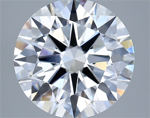 Picture of Lab Grown Diamond 3.03 Carats, Round with Ideal Cut, E Color, VVS1 Clarity and Certified by IGI