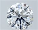 Diamante Natural 1.50 quilates, Redondo , Color E, claridad SI1 y certificado GIA