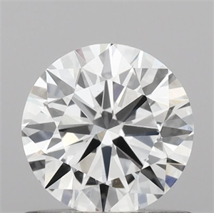 Picture of Lab Grown Diamond 0.72 Carats, Round with Ideal Cut, D Color, VVS2 Clarity and Certified by IGI