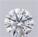 Lab Grown Diamond 1.52 Carats, Round with Ideal Cut, D Color, VS1 Clarity and Certified by IGI