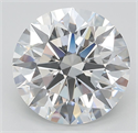 Lab Grown Diamond 4.18 Carats, Round with Ideal Cut, E Color, VVS1 Clarity and Certified by IGI