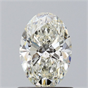 Diamante Natural 0.81 quilates, Ovalado , Color J, claridad VS1 y certificado GIA