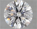 Lab Grown Diamond 3.01 Carats, Round with Ideal Cut, D Color, VVS1 Clarity and Certified by IGI