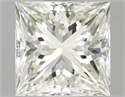 Diamante Natural 1.51 quilates, Princesa , Color K, claridad VVS2 y certificado IGI
