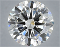 Lab Grown Diamond 6.01 Carats, Round with Very Good Cut, F Color, VVS2 Clarity and Certified by IGI